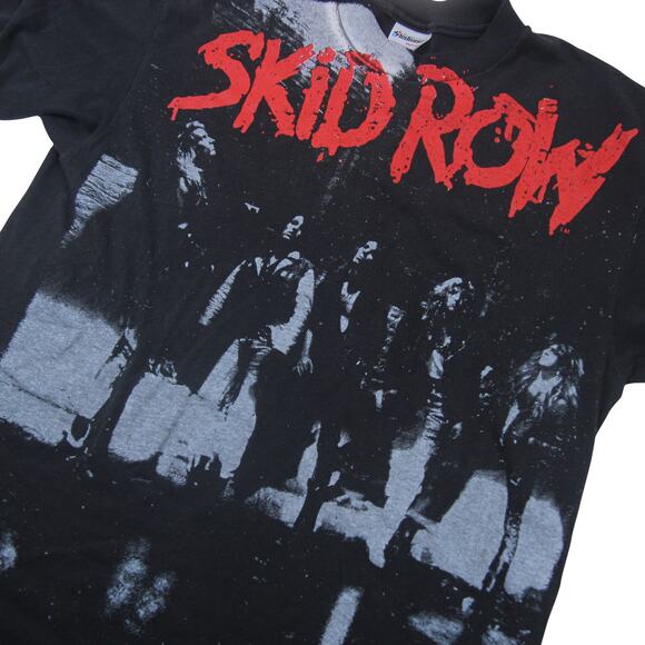 Vintage 1989 Skid Row "Making a Mess of the US" Tour T Shirt - Picture 2 of 8
